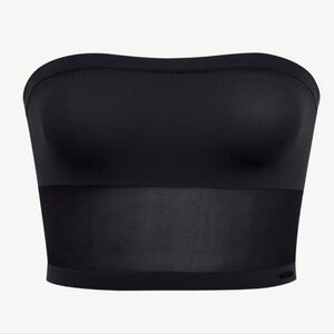 Savage X Fenty In The Spotlight Sheer Black Unlined Bandeau Bralett